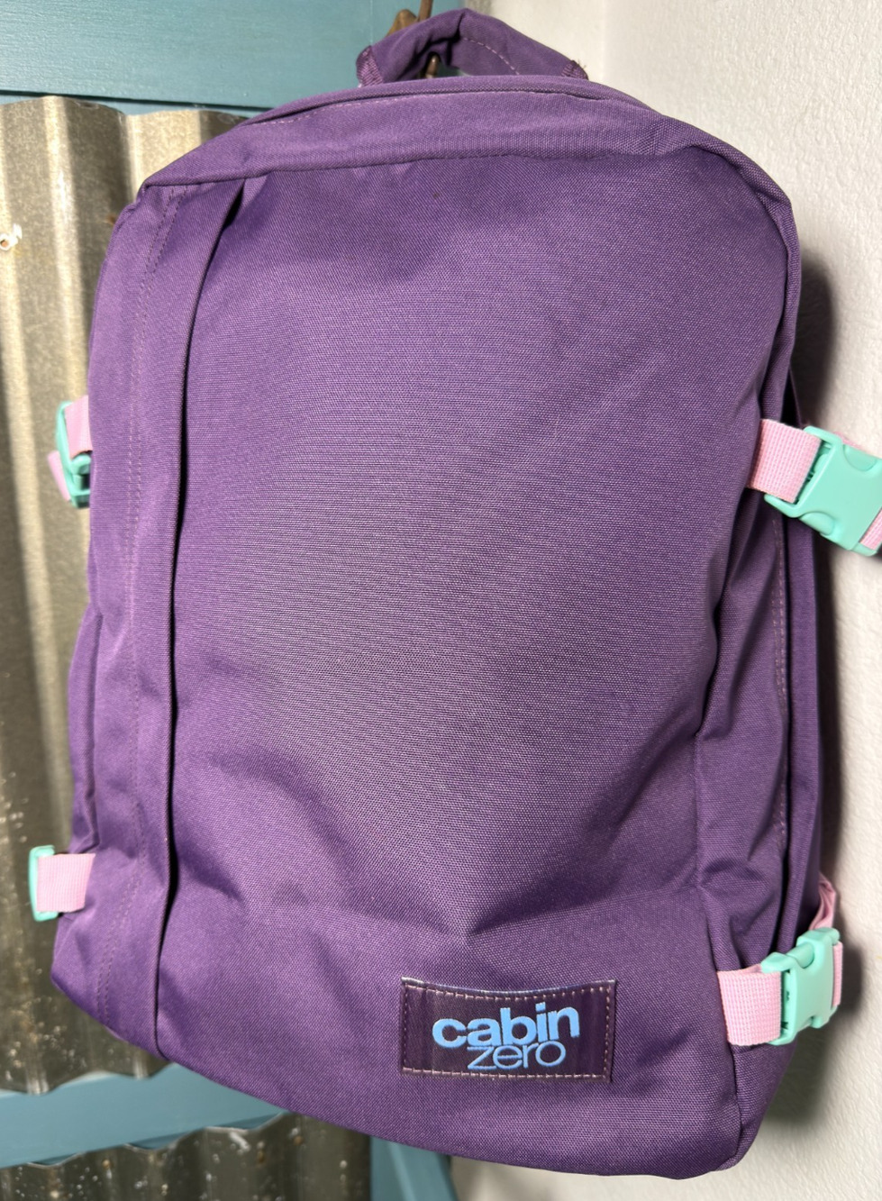 Cabin Zero Classic Backpack 28L Carry On Travel Bag Purple Pink Commute School